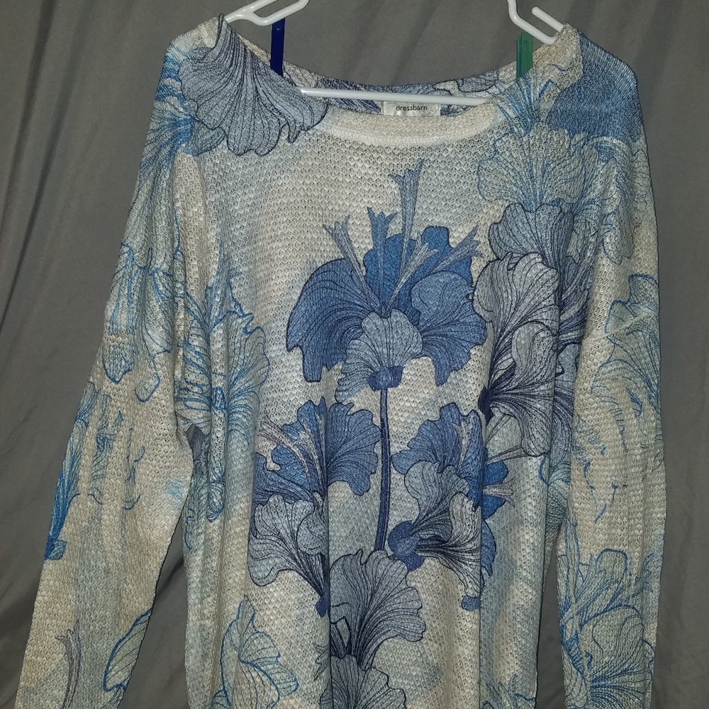 Dress Barn Knit Long Sleeved Shirt